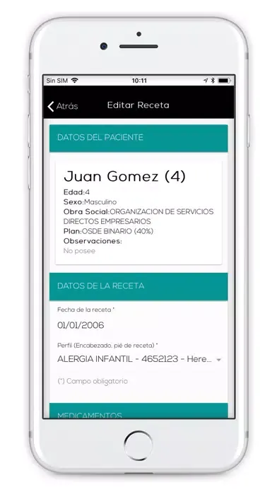 Receta médica 스크린샷