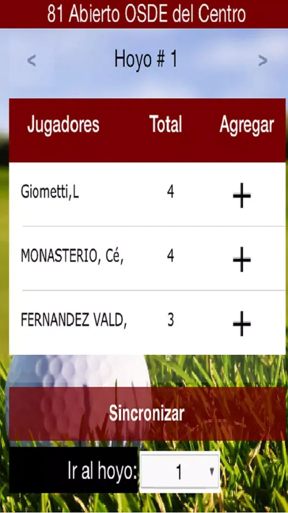 Screenshot di Plus+Golf Scoring