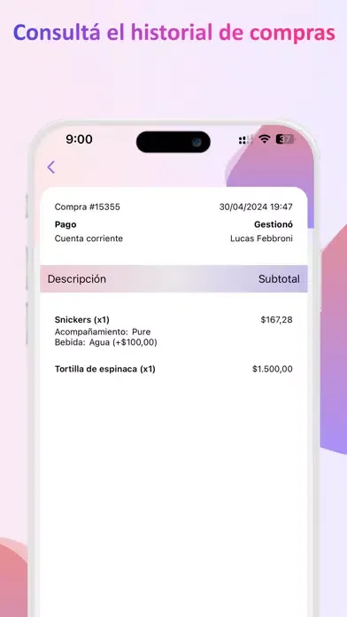 Capturas de pantalla de Mi Comedor