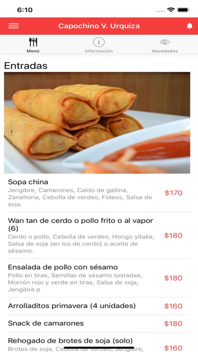 Capochino سکرین شاٹس