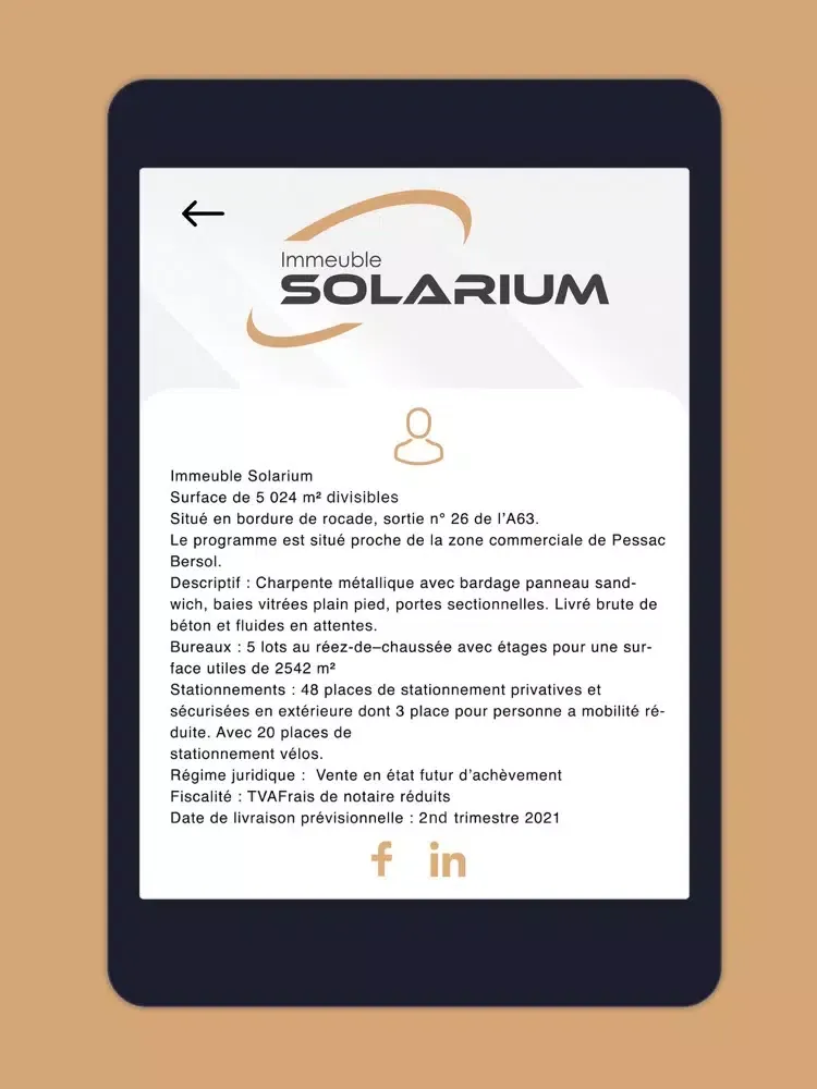 Solarium Gradignan AR iPad  Ekran Görüntüleri