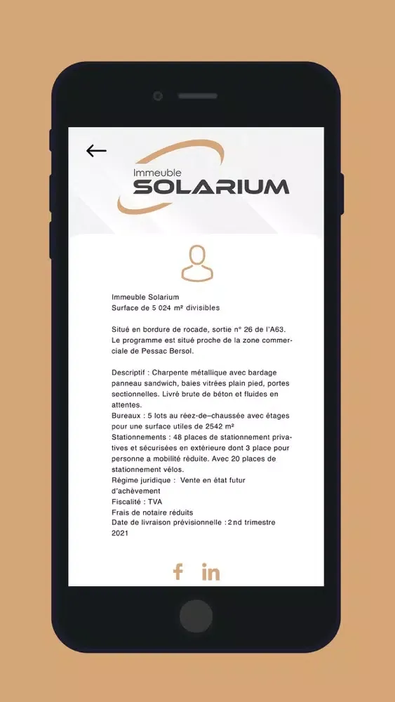 Solarium Gradignan AR Ekran Görüntüleri