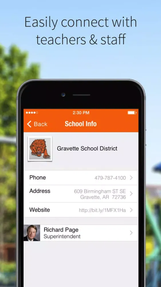 Captures d'écran de Gravette School District