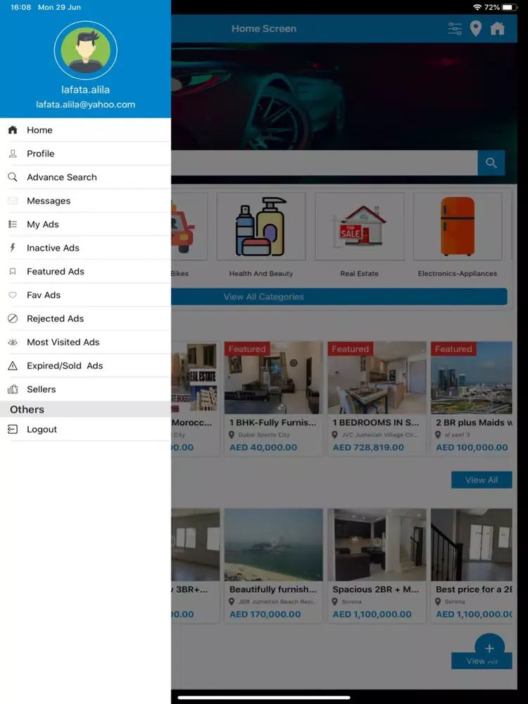 ArabBay: Sell-Buy-Bid iPad  Screenshots