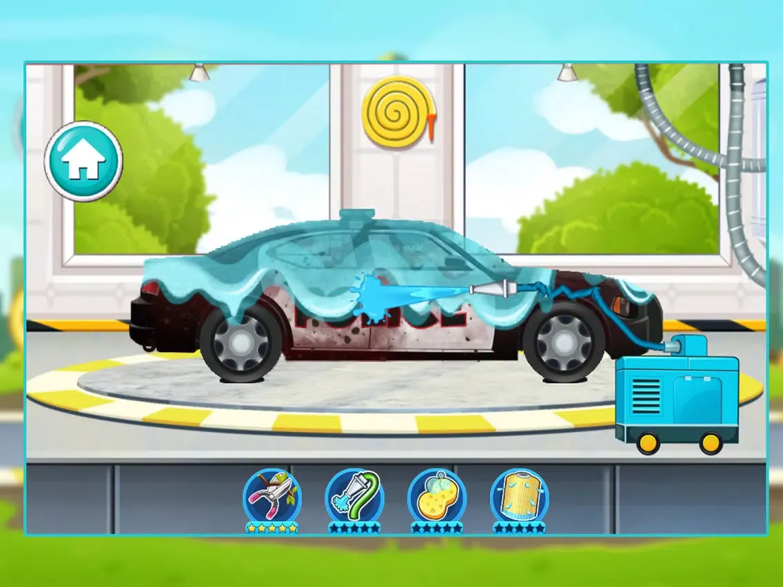Screenshot di لعبة غسيل السيارات : Car wash iPad 