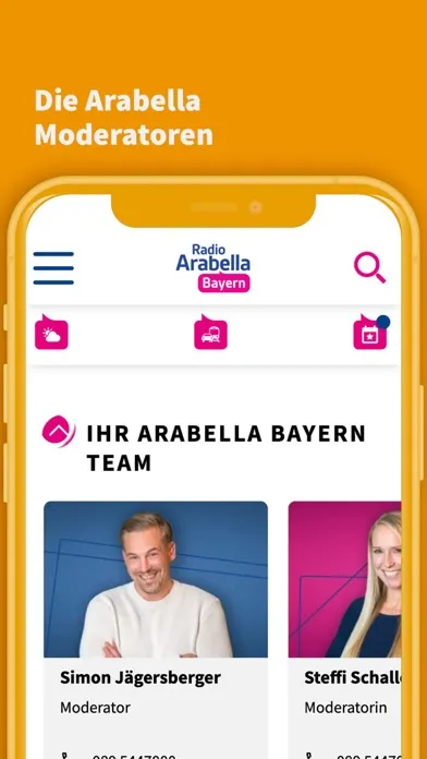 Zrzuty ekranu Radio Arabella Bayern