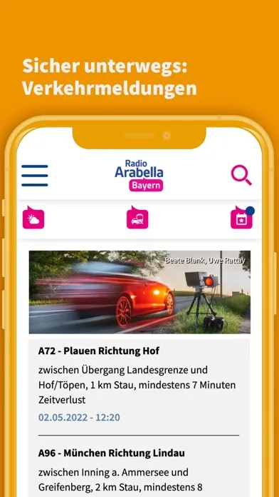 Zrzuty ekranu Radio Arabella Bayern