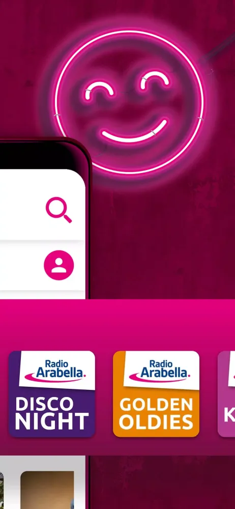 Tangkapan skrin Radio Arabella München