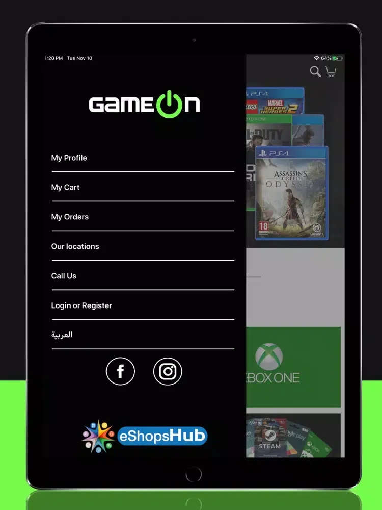 Capturas de pantalla de GameOn Jo iPad 