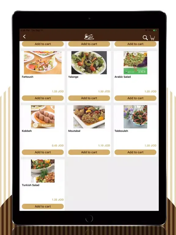 Screenshot di Ghaith Restaurant iPad 