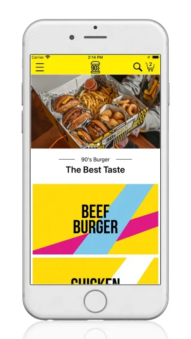 Tangkapan layar 90s Burger