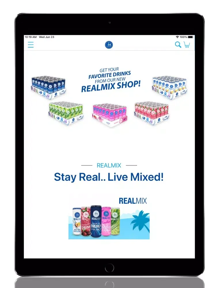 Ảnh chụp màn hình của REALMIX JO iPad 