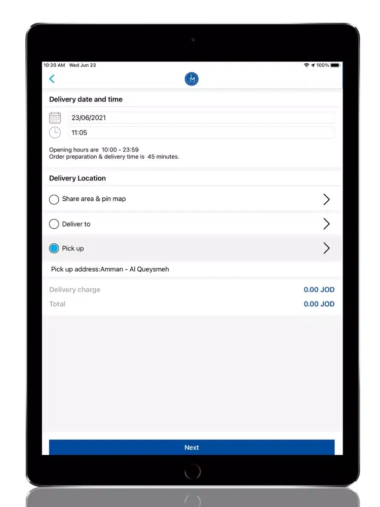Ảnh chụp màn hình của REALMIX JO iPad 