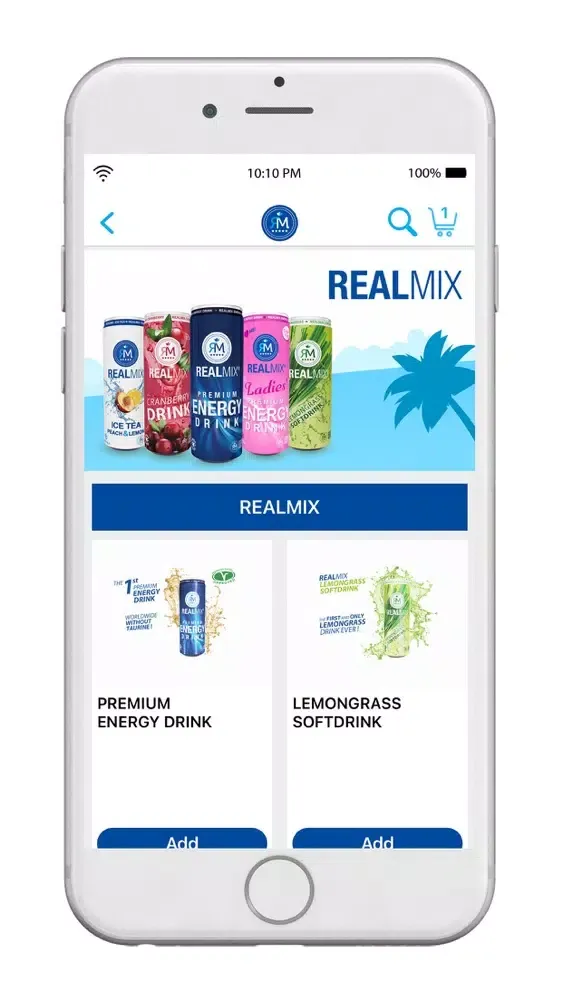 Ảnh chụp màn hình của REALMIX JO