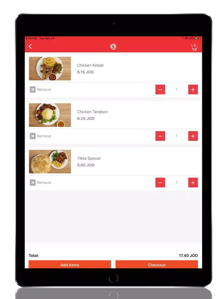 Zrzuty ekranu Tikka Chicken iPad 
