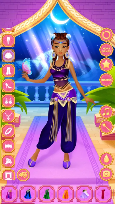 Скриншоты Arabian Princess Dress Up Game