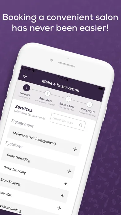 Captures d'écran de Salon - Beauty Booking