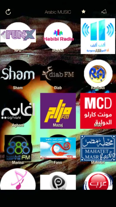 Tangkapan layar Arabic Music ONLINE Radio for Keep Calm
