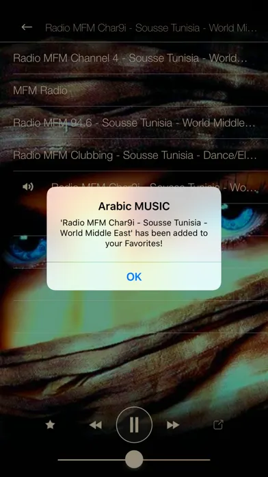 Tangkapan layar Arabic Music ONLINE Radio for Keep Calm
