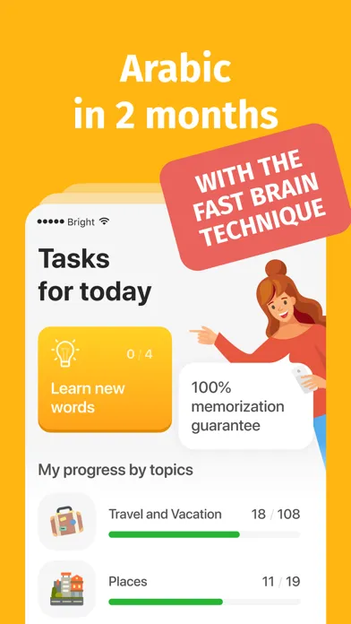 Capturas de tela do Bright Arabic - Learn & Speak