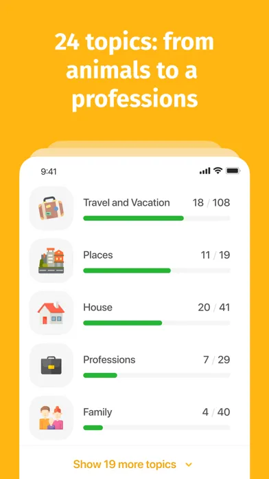 Capturas de tela do Bright Arabic - Learn & Speak
