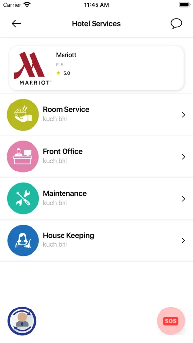 Tangkapan skrin My Host App
