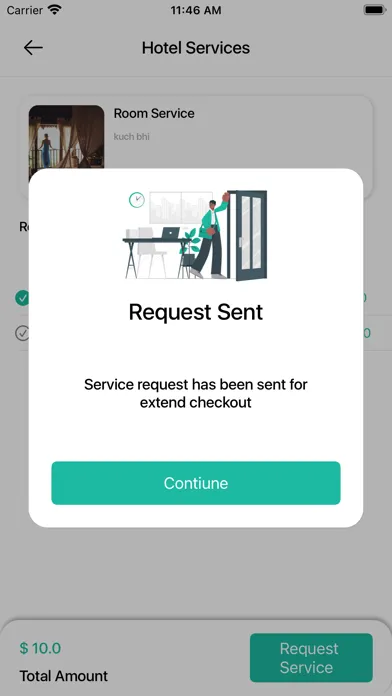 Tangkapan skrin My Host App