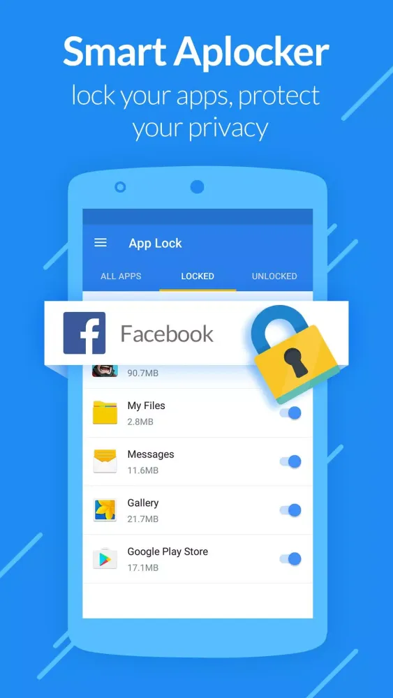 Tangkapan layar App Locker