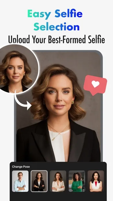 Ảnh chụp màn hình của Headshot Studio: AI Pic Editor