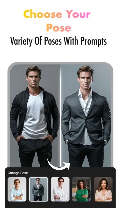 Ảnh chụp màn hình của Headshot Studio: AI Pic Editor