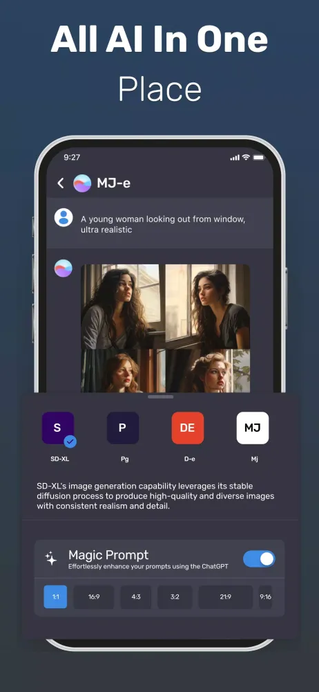 AI Image Central Art Generator Ekran Görüntüleri