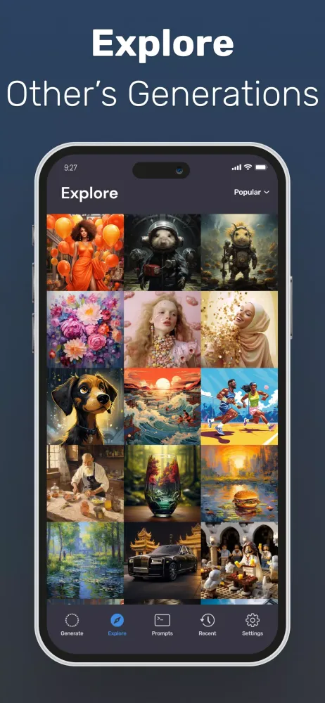 AI Image Central Art Generator Ekran Görüntüleri