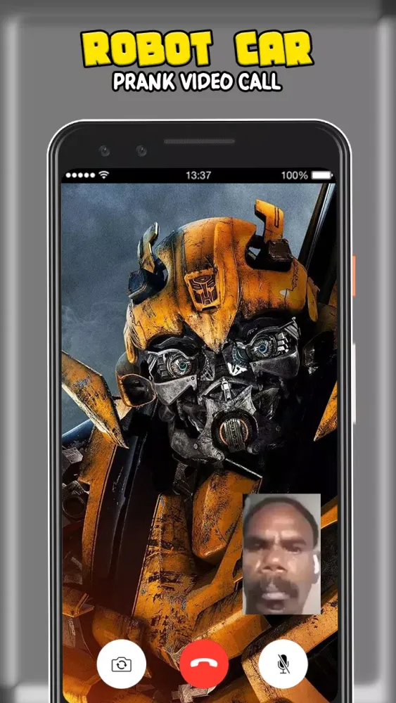 Robot Car Fake Video Call スクリーンショット