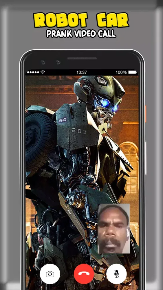 Robot Car Fake Video Call スクリーンショット