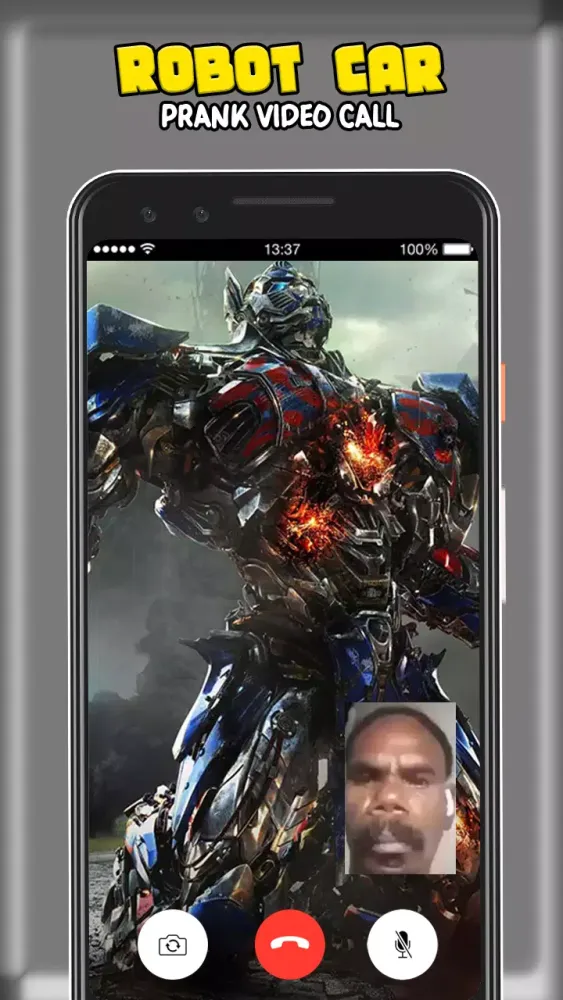 Robot Car Fake Video Call スクリーンショット