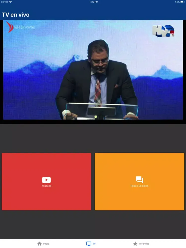 ภาพหน้าจอของ Hosanna Visión iPad 