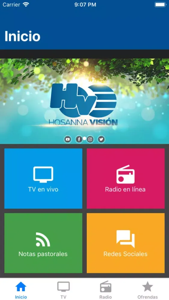 ภาพหน้าจอของ Hosanna Visión