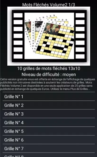 Mots Croisés Cinéma 스크린샷