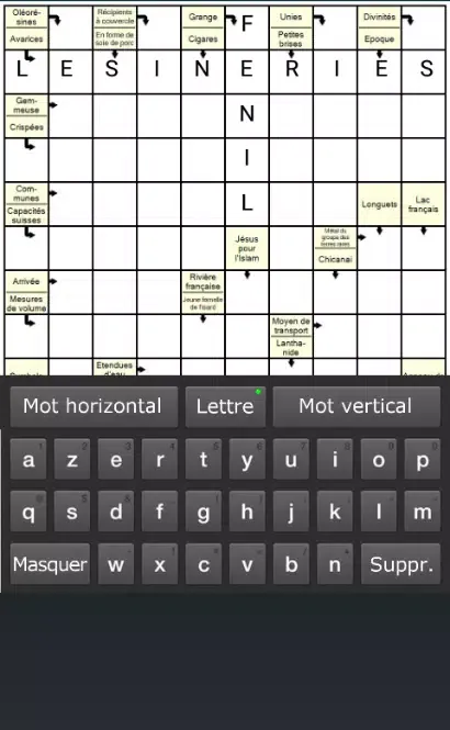 Mots Fléchés V3-3 स्क्रीनशॉट