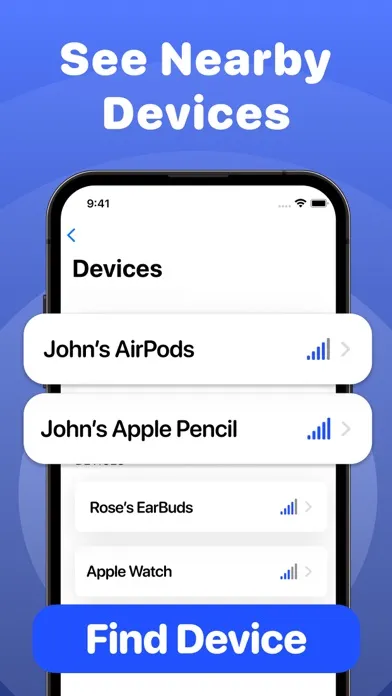 Captures d'écran de Find My Bluetooth Device - Air