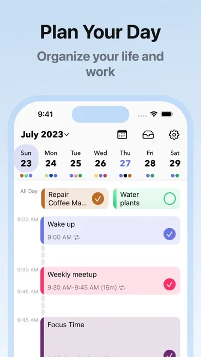 Screenshot di Daily Schedule Planner - MyDay