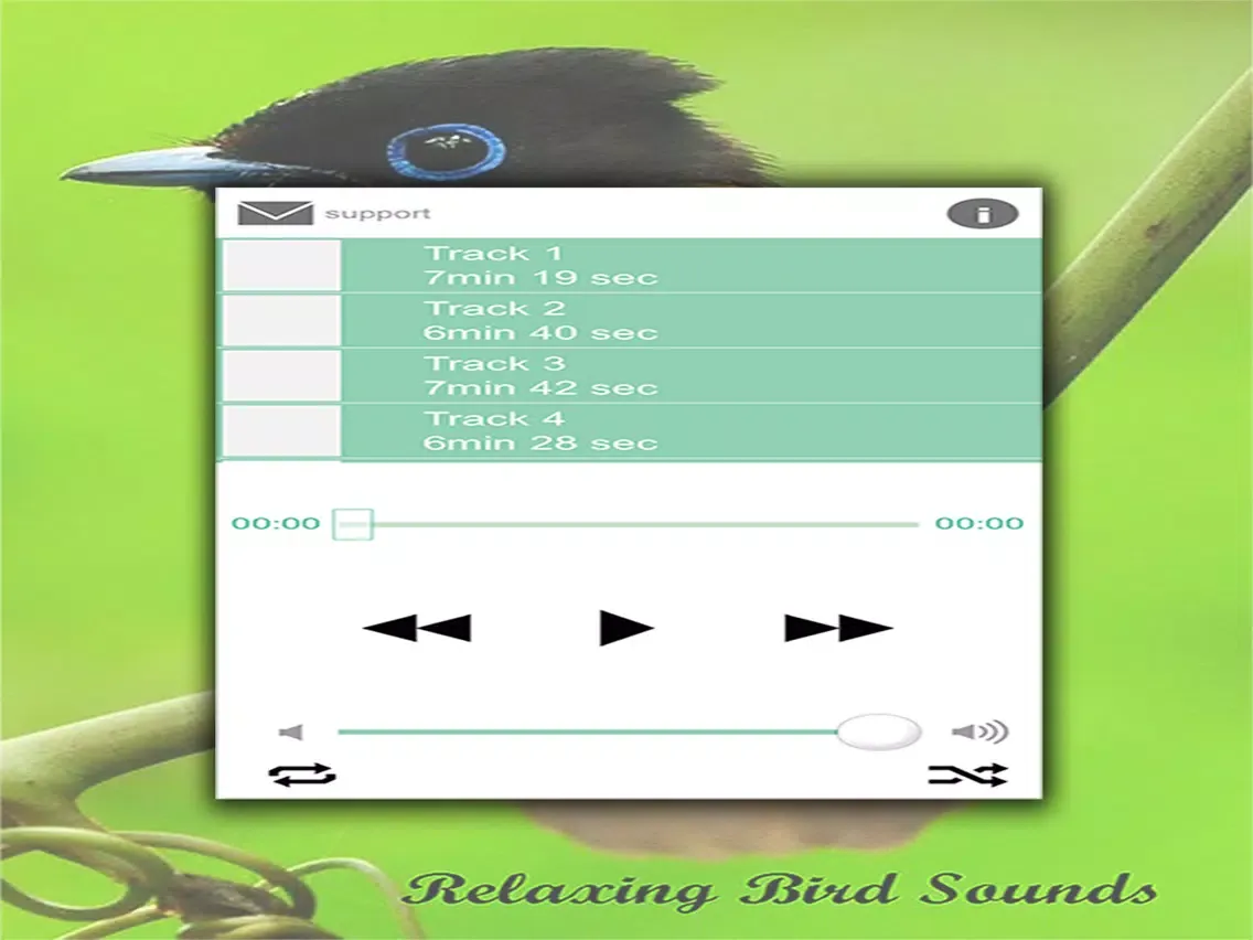 Relaxing Bird Sounds iPad  স্ক্রিনশট