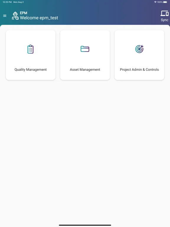 Zrzuty ekranu EPM Mobile iPad 
