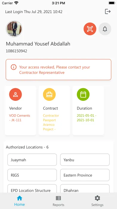 Contractor Passport應用截圖