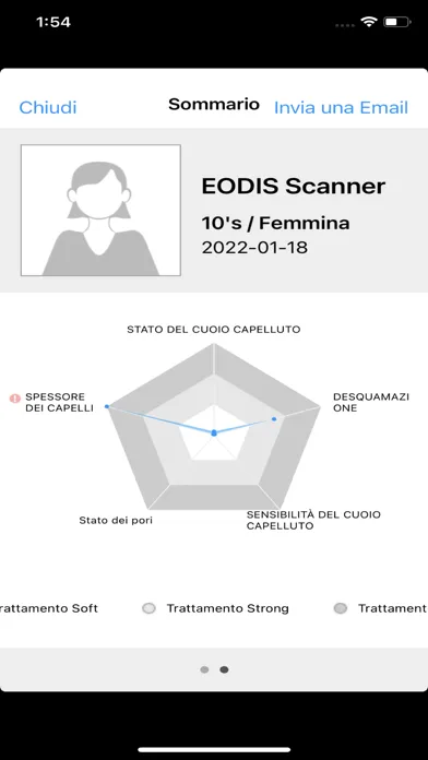 EODIS Hair & Scalp Scanner Screenshots