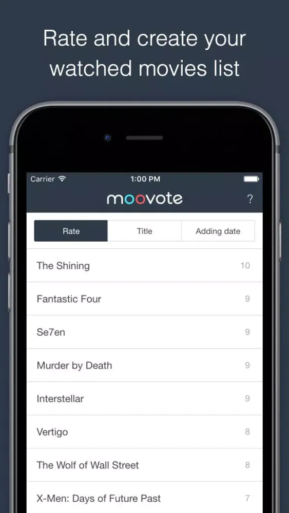 Zrzuty ekranu Moovote