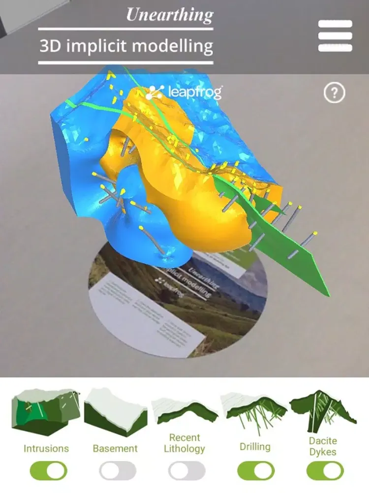 Unearthing 3D Modelling iPad  Screenshots
