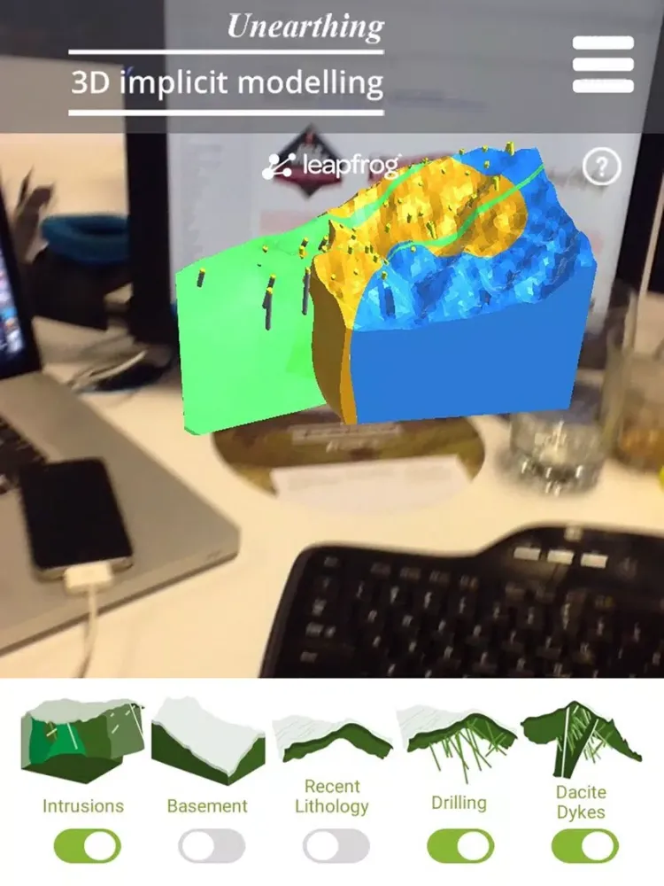 Unearthing 3D Modelling iPad  Screenshots