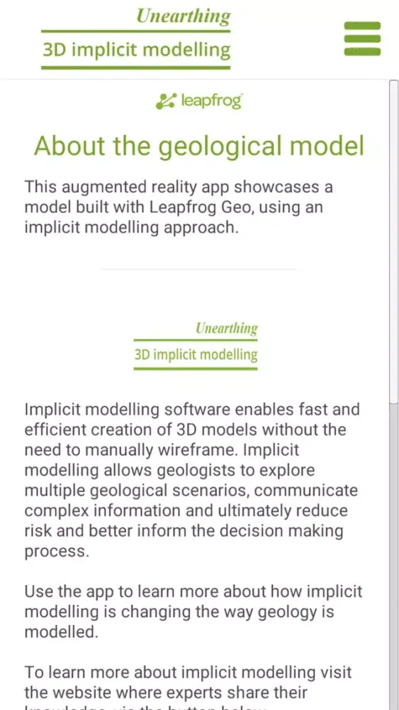 Unearthing 3D Modelling Screenshots