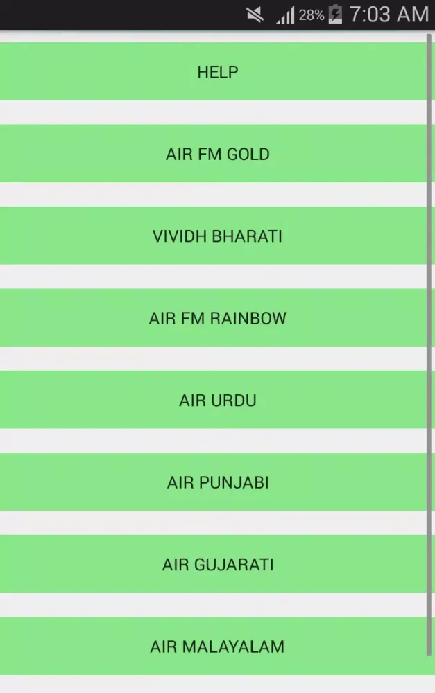 Captures d'écran de Listen All India Radio